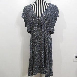 American Eagle Floral Cut Out Dress